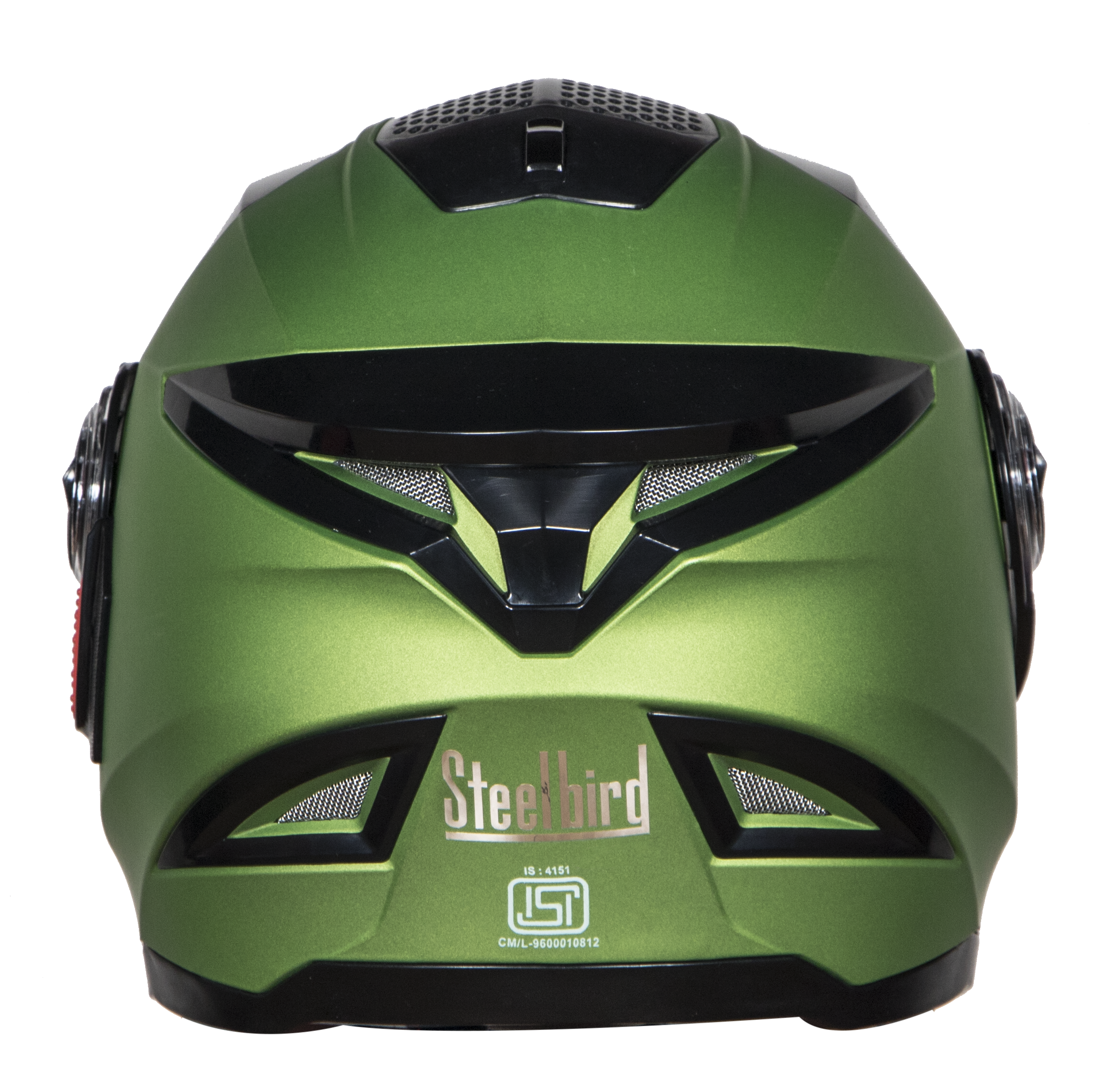 SBH-17 OPT MAT Y.GREEN (WITH EXTRA FREE CABLE LOCK AND CLEAR VISOR)